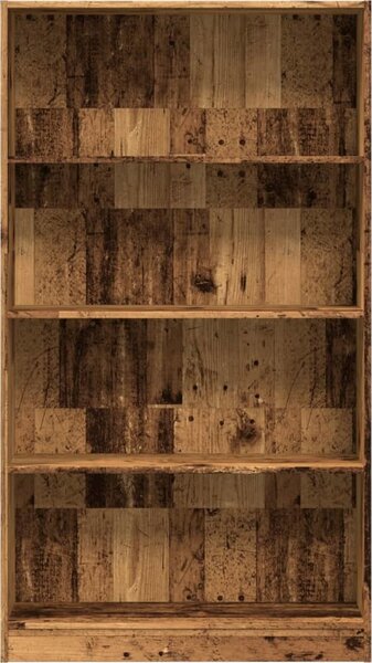 VidaXL Knihovna 80 x 24 x 143 cm kompozitní dřevo [857847] Barva: Bílá