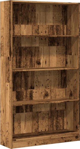 VidaXL Knihovna 80 x 24 x 143 cm kompozitní dřevo [857847] Barva: Bílá