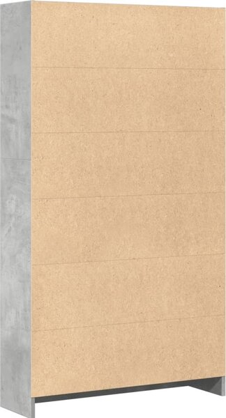 VidaXL Knihovna 80 x 24 x 143 cm kompozitní dřevo [857847] Barva: Bílá