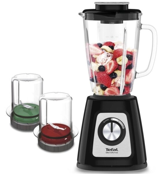 Tefal - Stolní mixér BLENDFORCE 800W/230V černá/nerez