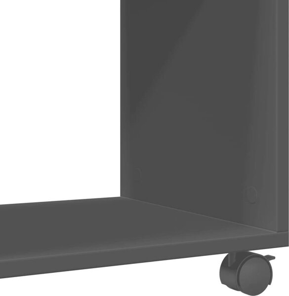 VidaXL Odkládací stolek na kolečkách 70 x 35 x 60 cm kompozit [853147] Barva: Bílá