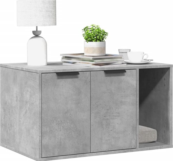 VidaXL Skříňka na kočičí záchod 80x50x45 cm kompozitní dřevo [857736] Barva: dub sonoma