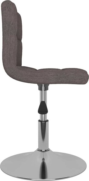 VidaXL Otočná barová židle textil [334208] Barva: Tmavě šedá