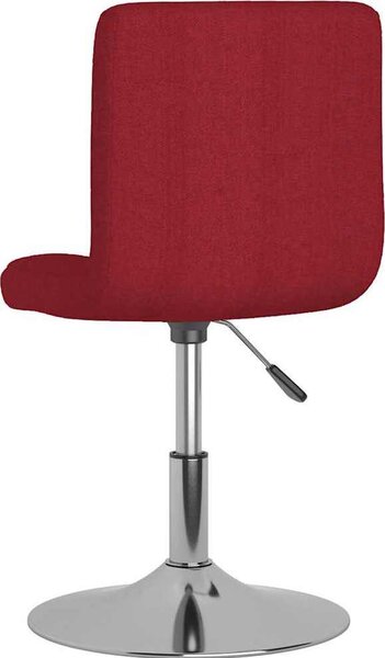 VidaXL Otočná jídelní židle textil [3087470] Barva: Tmavě šedá