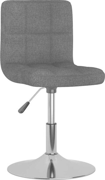 VidaXL Otočná jídelní židle textil [3087470] Barva: Tmavě šedá