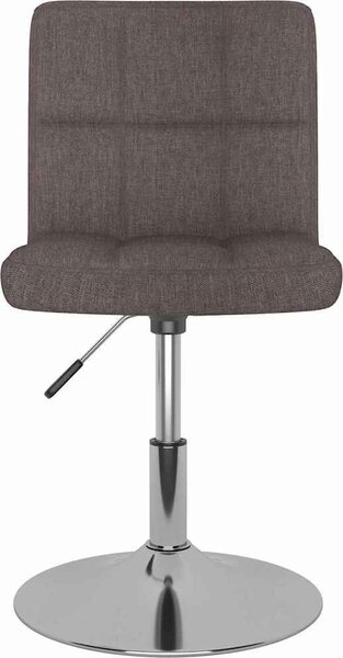 VidaXL Otočná barová židle textil [334208] Barva: Tmavě šedá