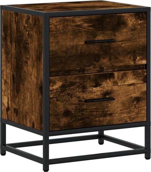 VidaXL Noční stolky 2 ks 40 x 31 x 50 cm kompozitní dřevo [848679] Barva: hnědý dub