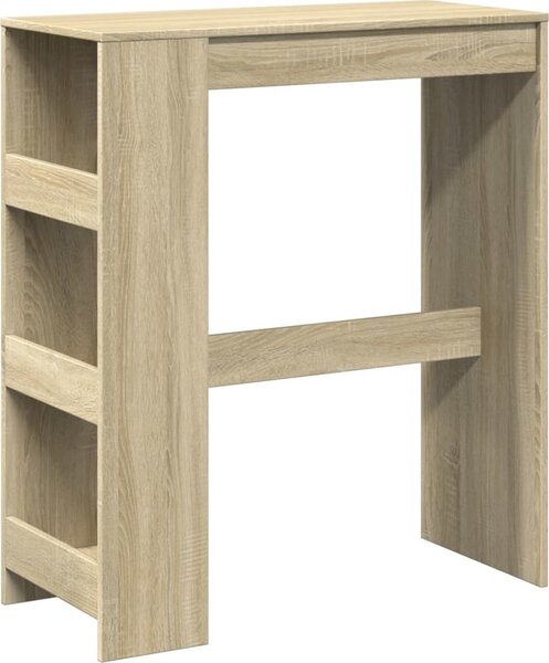 VidaXL Barový stůl s regály 90 x 40 x 103,5 cm kompozit [854377] Barva: Staré dřevo
