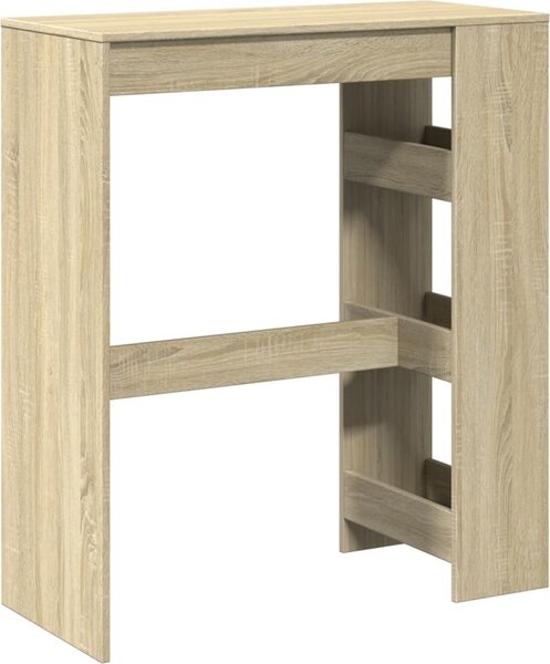 VidaXL Barový stůl s regály 90 x 40 x 103,5 cm kompozit [854377] Barva: Staré dřevo