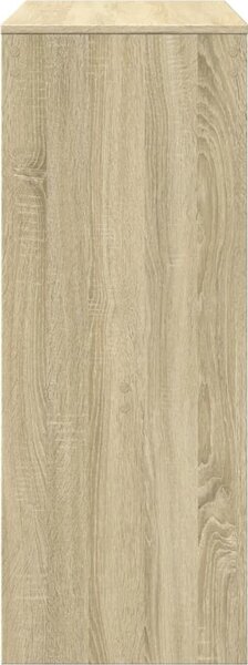 VidaXL Barový stůl s regály 90 x 40 x 103,5 cm kompozit [854377] Barva: Staré dřevo