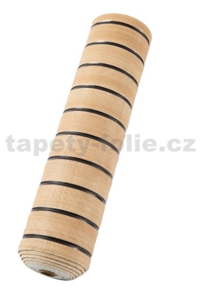 Samolepící panely na zeď TPL0000007, cena za kus, rozměr 270 cm x 48,5 cm, lamely hnědé, IMPOL TRADE