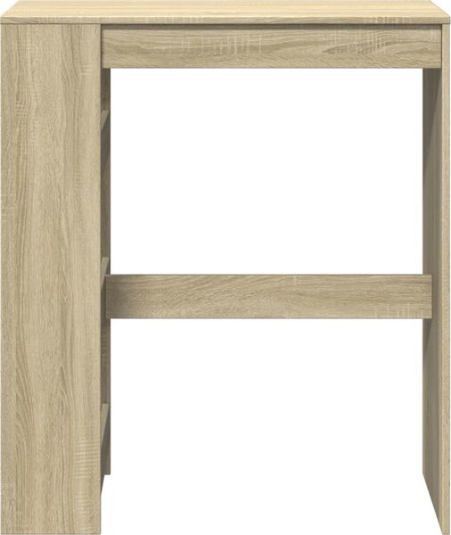 VidaXL Barový stůl s regály 90 x 40 x 103,5 cm kompozit [854377] Barva: Staré dřevo