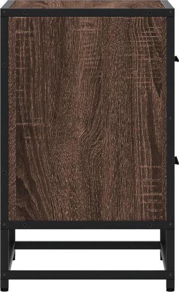 VidaXL Noční stolky 2 ks 40 x 31 x 50 cm kompozitní dřevo [848679] Barva: hnědý dub