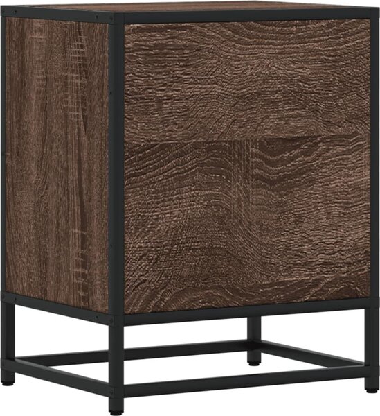 VidaXL Noční stolky 2 ks 40 x 31 x 50 cm kompozitní dřevo [848679] Barva: hnědý dub