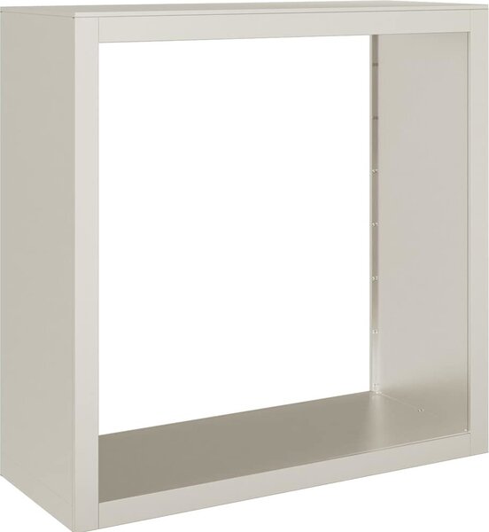VidaXL Stojan na palivové dřevo 100x40x100 cm povětrnostně odolná ocel [850974] Barva: Ocel/Bílý