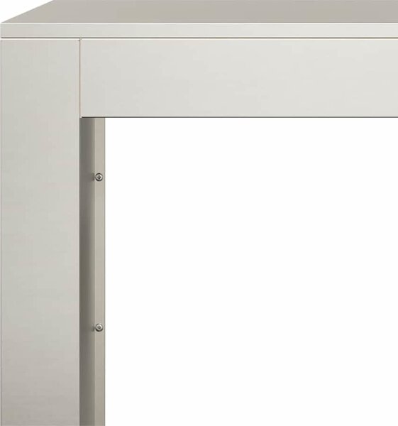 VidaXL Stojan na palivové dřevo 100x40x100 cm povětrnostně odolná ocel [850974] Barva: Ocel/Bílý