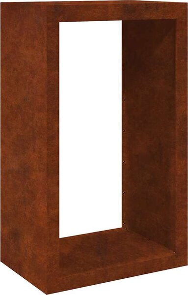 VidaXL Stojan na palivové dřevo 60 x 40 x 100 cm nerezová ocel [850995] Barva: Ocel/Antracitový