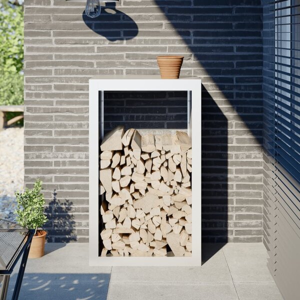 VidaXL Stojan na palivové dřevo 60 x 40 x 100 cm nerezová ocel [850995] Barva: Ocel/Antracitový
