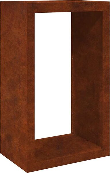VidaXL Stojan na palivové dřevo 60 x 40 x 100 cm nerezová ocel [850995] Barva: Ocel/Antracitový