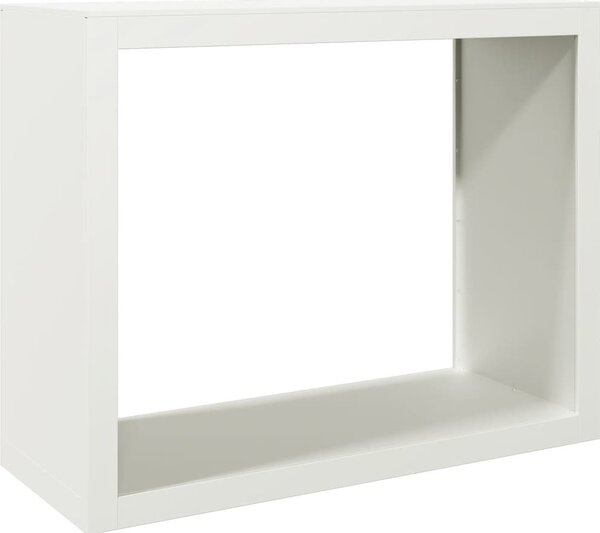 VidaXL Stojan na palivové dřevo 100 x 40 x 80 cm nerezová ocel [850976] Barva: Povětrnostně odolná ocel / Hnědý
