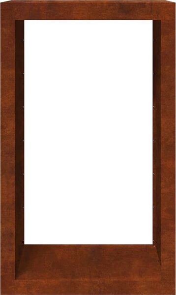 VidaXL Stojan na palivové dřevo 60 x 40 x 100 cm nerezová ocel [850995] Barva: Ocel/Antracitový