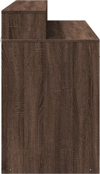 VidaXL Psací stůl s LED světly 120 x 55 x 91 cm kompozitní dřevo [3309418] Barva: dub sonoma