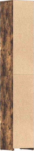 VidaXL Koupelnová skříňka 30x30x183,5 cm kompozitní dřevo [802604] Barva: Černý dub