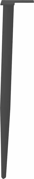 VidaXL Nohy konzolového stolku kuželového tvaru 4 ks ocel 72-73 cm ocel [4012517] Barva: Bílá