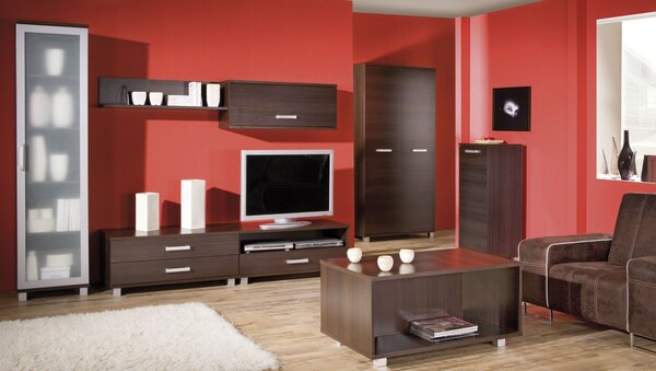 Závěsná skříňka 100 cm ANDOVER - kaštan wenge