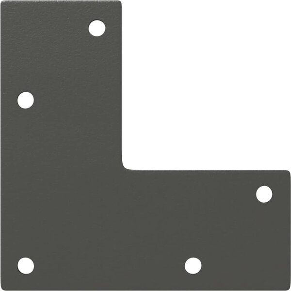 VidaXL Nohy konferenčního stolku kuželového tvaru 4 ks ocel 42-43 cm ocel [4012514] Barva: Černá