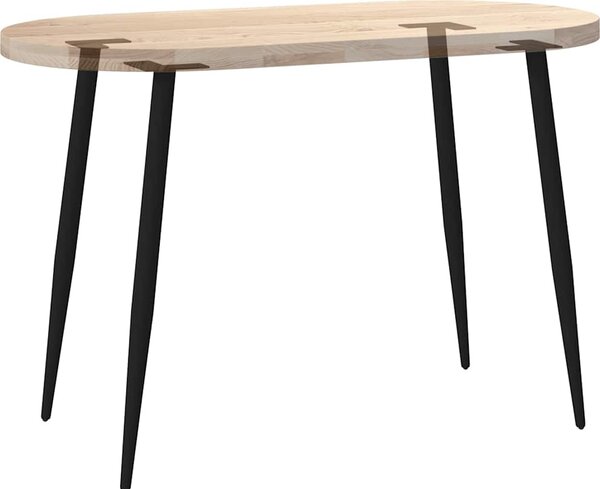 VidaXL Nohy konzolového stolku kuželového tvaru 4 ks ocel 72-73 cm ocel [4012517] Barva: Bílá