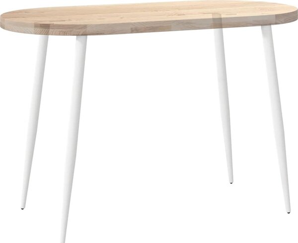 VidaXL Nohy konzolového stolku kuželového tvaru 4 ks ocel 72-73 cm ocel [4012517] Barva: Bílá