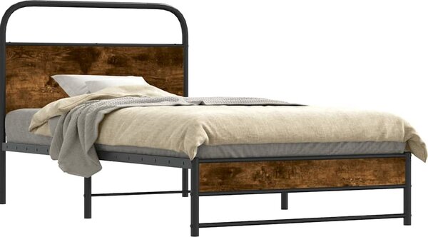 VidaXL Rám postele bez matrace 90x200 cm kompozitní dřevo [4100421] Barva: hnědý dub
