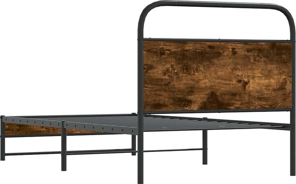 VidaXL Rám postele bez matrace 90x200 cm kompozitní dřevo [4100421] Barva: hnědý dub