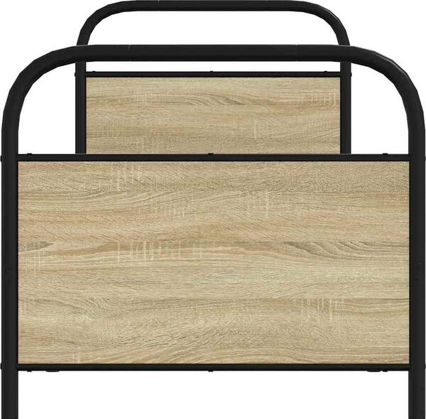 VidaXL Rám postele bez matrace 80x200 cm kompozitní dřevo [4100267] Barva: dub sonoma