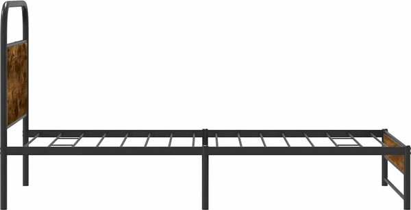 VidaXL Rám postele bez matrace 90x200 cm kompozitní dřevo [4100421] Barva: hnědý dub