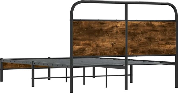 VidaXL Rám postele bez matrace 140x200 cm kompozitní dřevo [4100411] Barva: dub sonoma