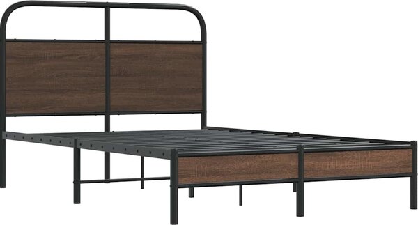 VidaXL Rám postele bez matrace 140x200 cm kompozitní dřevo [4100411] Barva: dub sonoma