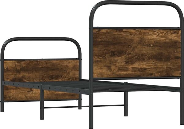 VidaXL Rám postele bez matrace 80x200 cm kompozitní dřevo [4100267] Barva: dub sonoma