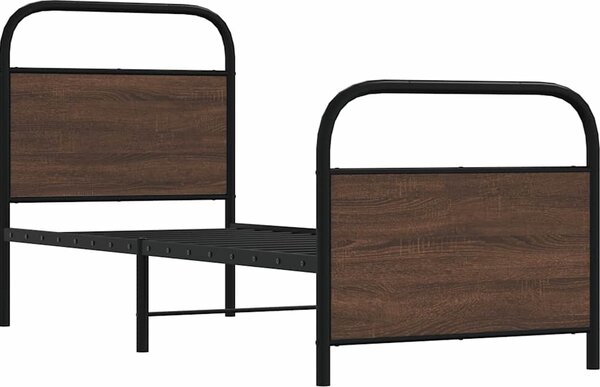 VidaXL Rám postele bez matrace 80x200 cm kompozitní dřevo [4100267] Barva: dub sonoma