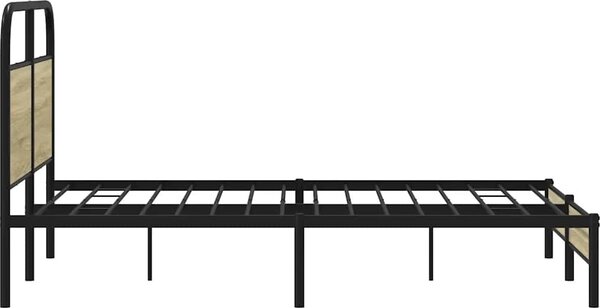VidaXL Rám postele bez matrace 140x200 cm kompozitní dřevo [4100411] Barva: dub sonoma
