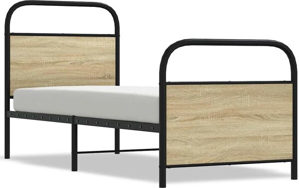 VidaXL Rám postele bez matrace 80x200 cm kompozitní dřevo [4100267] Barva: dub sonoma