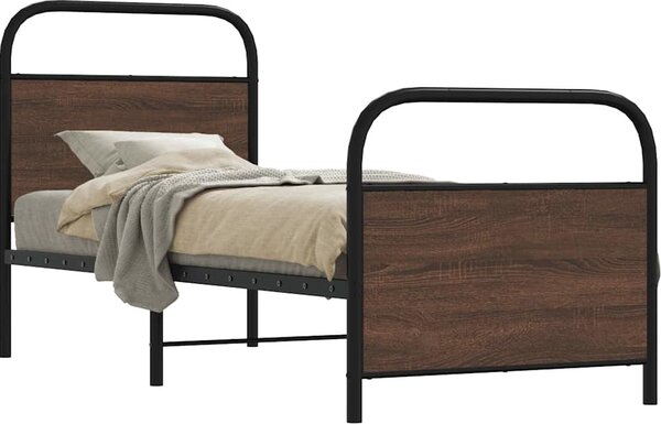 VidaXL Rám postele bez matrace 80x200 cm kompozitní dřevo [4100267] Barva: dub sonoma