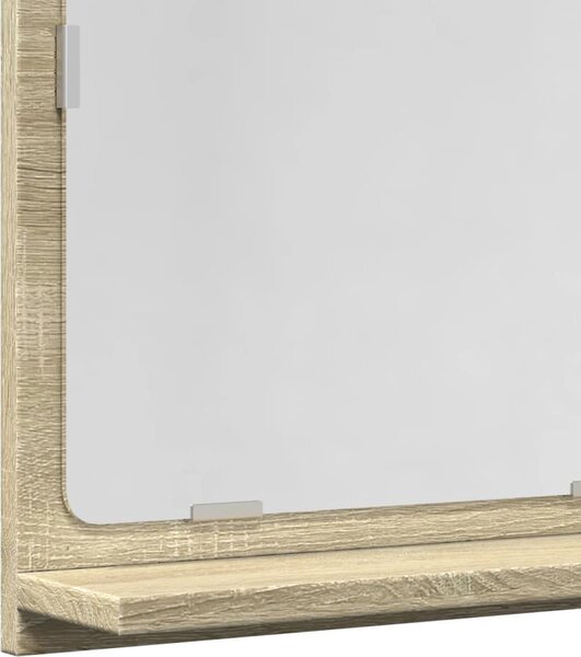 VidaXL Koupelnová skříňka se zrcadlem 40x11x37 cm kompozit [856182] Barva: dub artisan