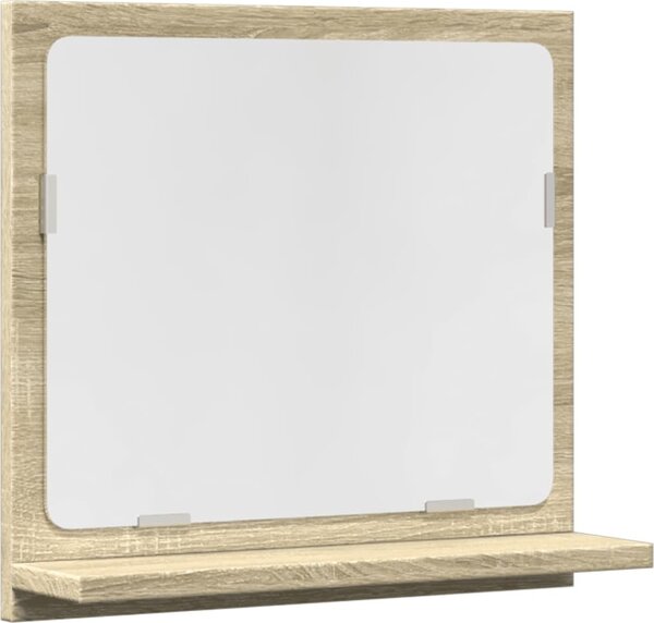 VidaXL Koupelnová skříňka se zrcadlem 40x11x37 cm kompozit [856182] Barva: dub artisan