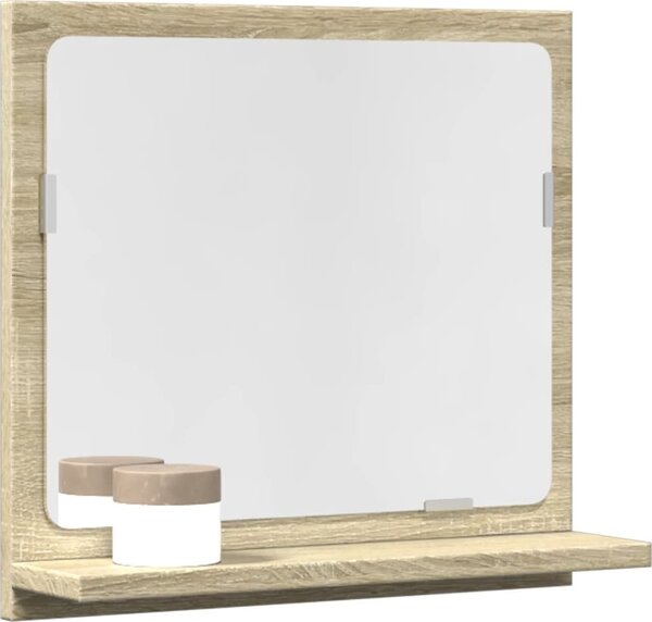 VidaXL Koupelnová skříňka se zrcadlem 40x11x37 cm kompozit [856182] Barva: dub artisan