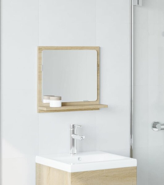 VidaXL Koupelnová skříňka se zrcadlem 40x11x37 cm kompozit [856182] Barva: dub artisan
