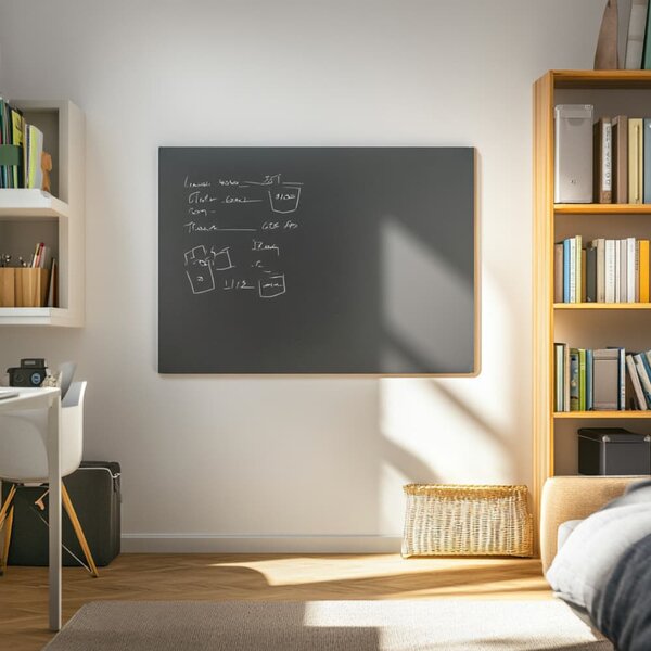 Šedá antracitová skleněná magnetická tabule Smatab® - 40 × 60 cm
