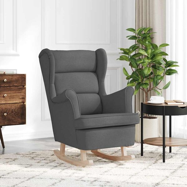 VidaXL Houpací křeslo 74 x 90 x 102 cm textil [4016924] Barva: světle šedá