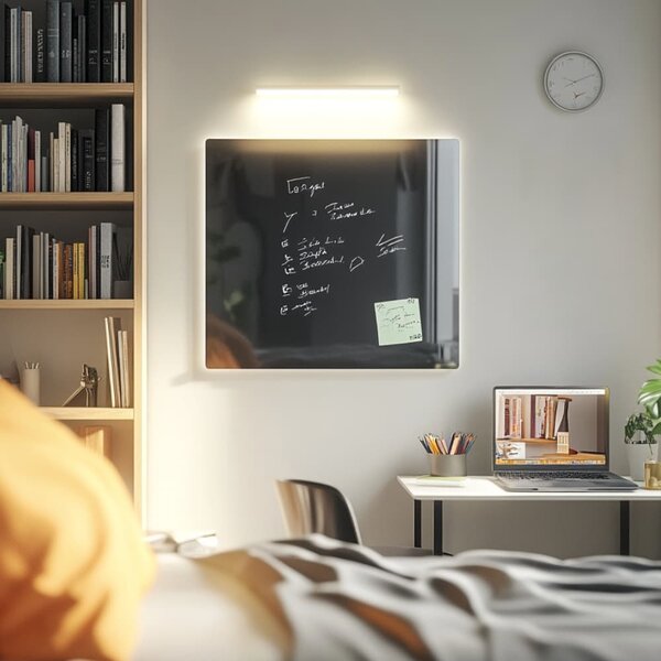 Šedá antracitová skleněná magnetická tabule Smatab® - 40 × 60 cm